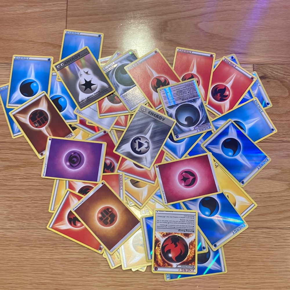 Energy Pokémon cards.